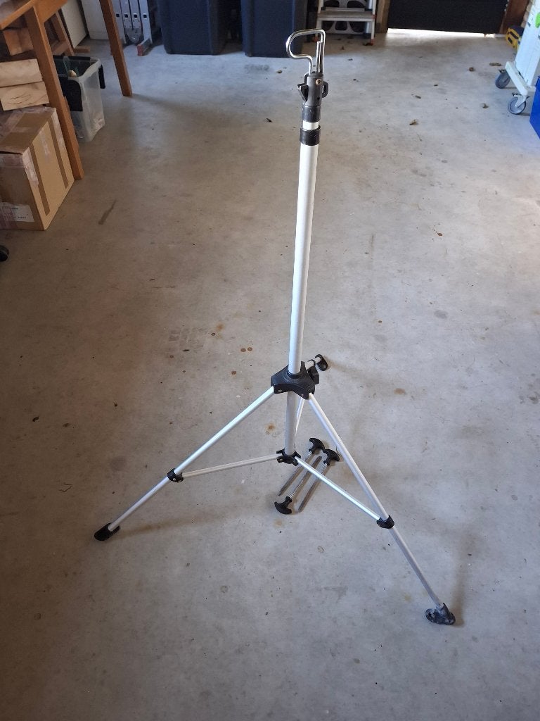Tripod uitschuifmast aluminium, Ophalen, Gebruikt, Mast