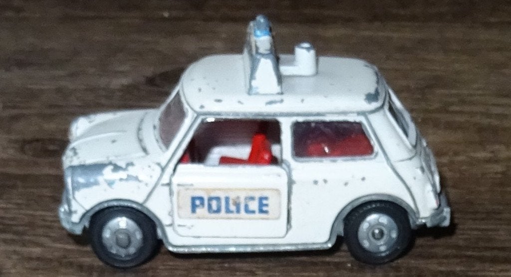Dinky Toys Morris Mini Minor A Police Car., Ophalen of Verzenden, Gebruikt, Auto