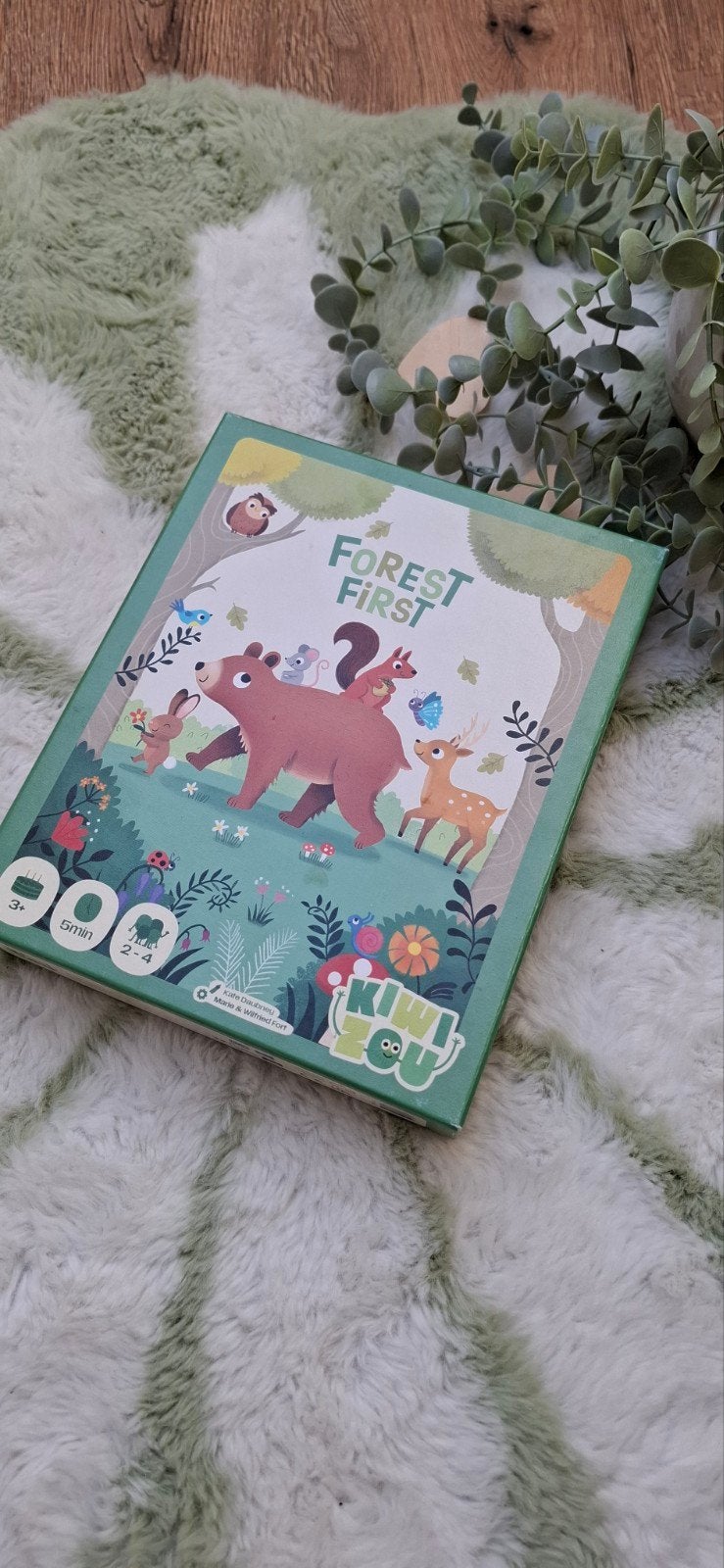 Forest First bordspel voor kinderen, Drie of vier spelers, Ophalen of Verzenden, Zo goed als nieuw, KiwiZou