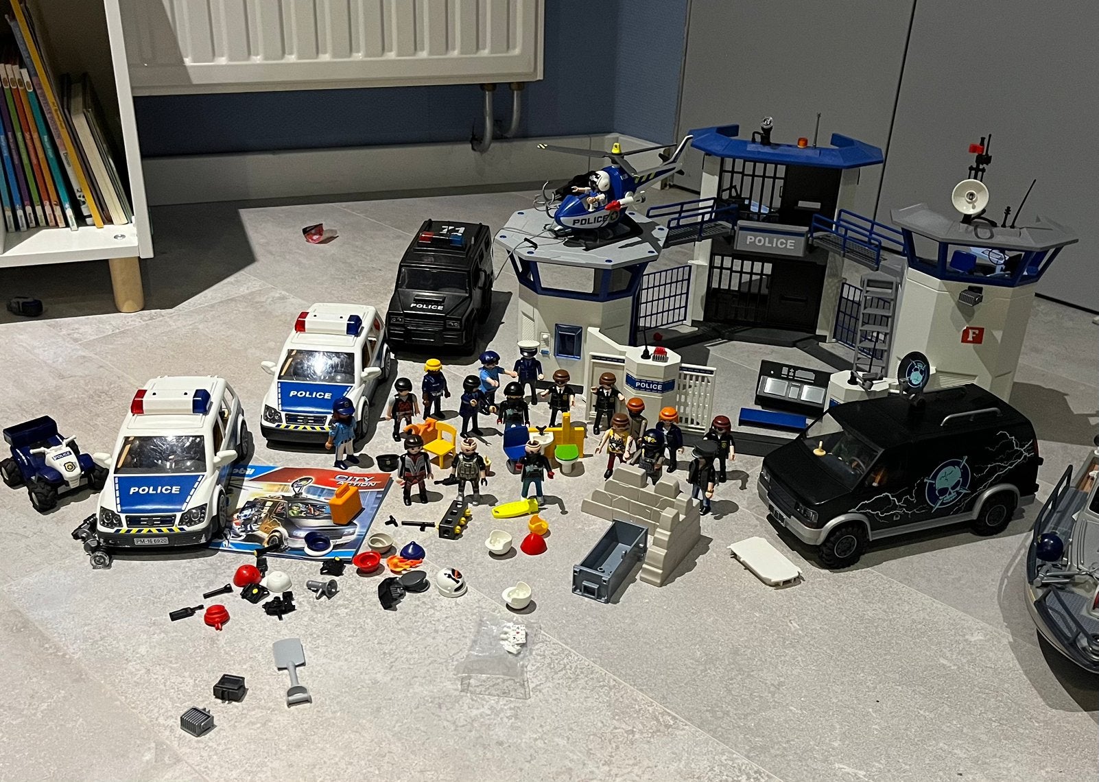 Grote Playmobil Politie verzameling met vele extra’s!, Ophalen of Verzenden, Gebruikt