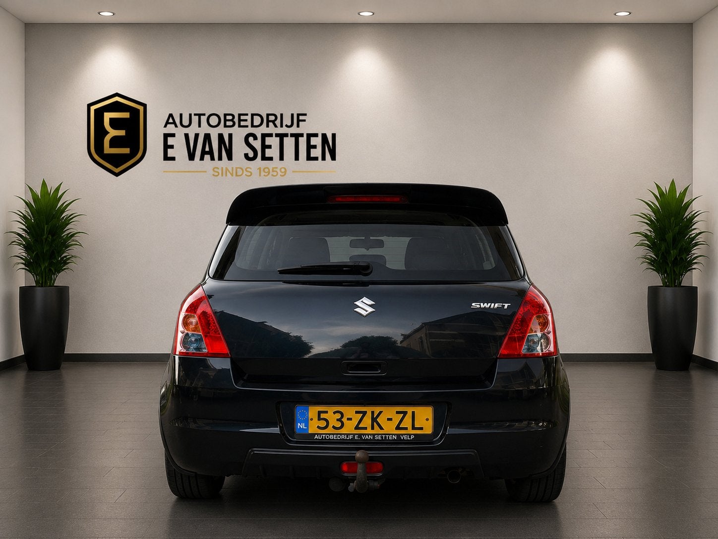 Suzuki Swift 1.3 GT Shogun Airco/Trekhaak, Stof, Zwart, 400 kg, Origineel Nederlands