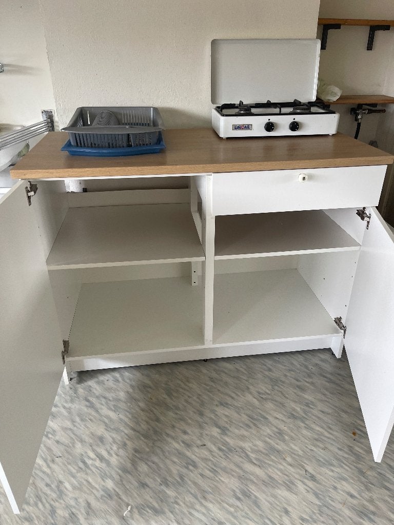 Keukenblok, Huis en Inrichting, Keuken | Keukenelementen, Ophalen, Gebruikt, 75 cm of meer, 150 tot 200 cm