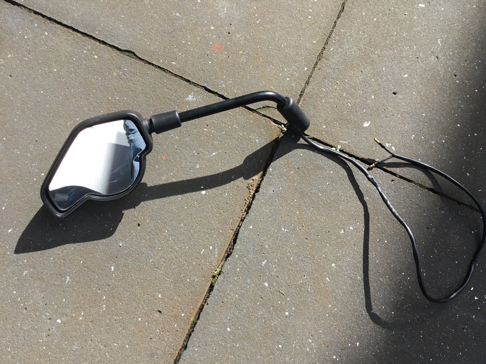 Linker spiegel voor de klassieke Ducati Multistrada, Motoren, Ophalen of Verzenden, Gebruikt