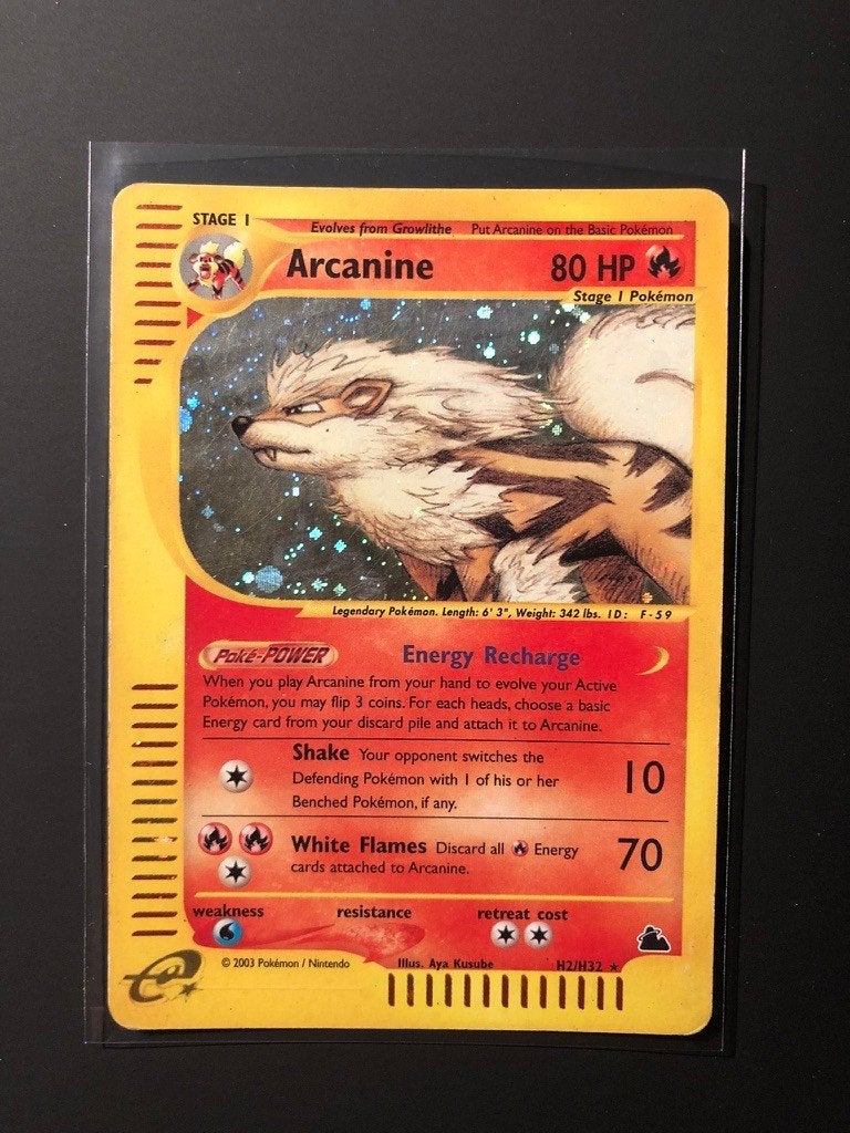 Arcanine holo skyridge, Ophalen of Verzenden, Nieuw, Losse kaart
