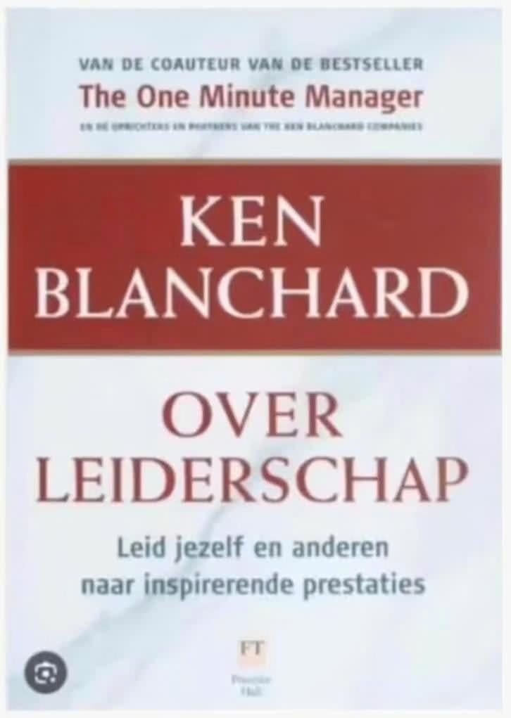 Ken Blanchard (over leiderschap), Ophalen of Verzenden, Zo goed als nieuw, Management