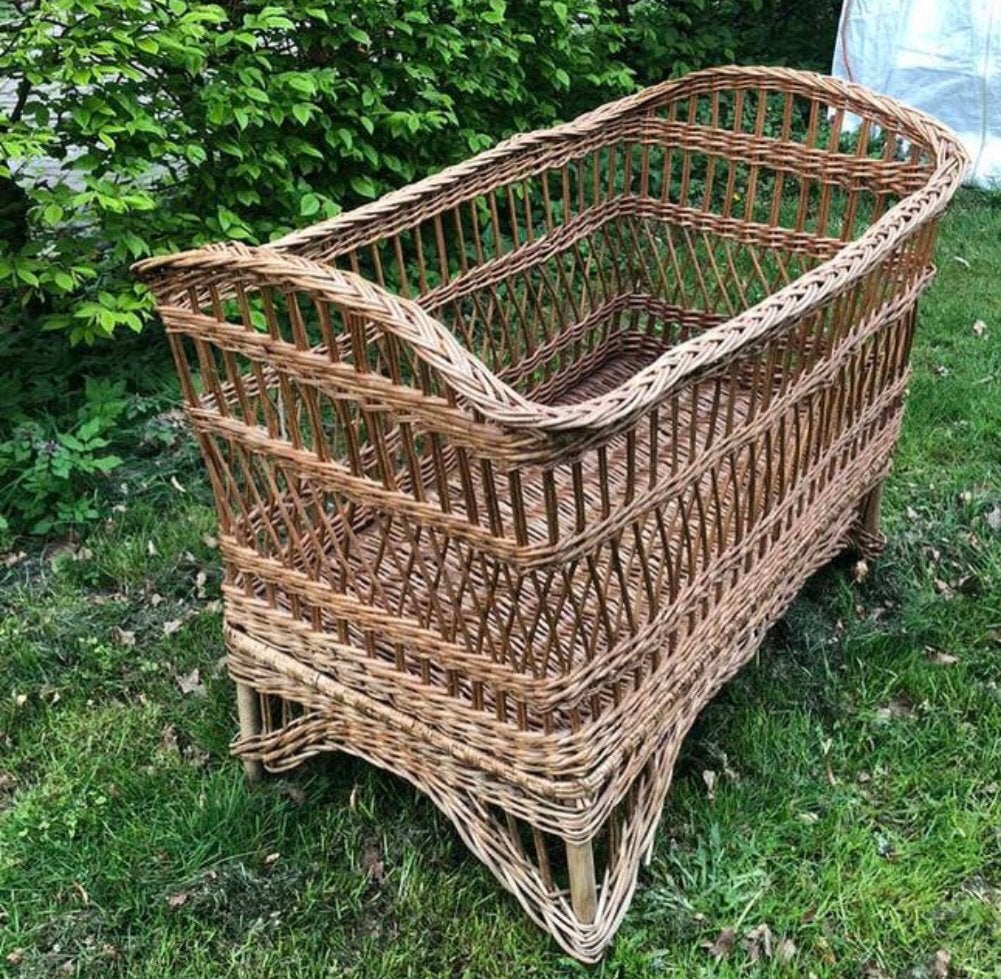 Rotan Baby ledikant Igst, Ophalen of Verzenden, Zo goed als nieuw