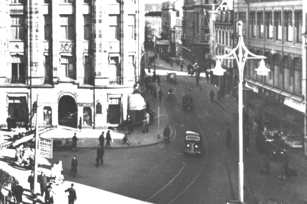 968380	Den Haag	Groenmarkt	1947	Gelopen, Ophalen of Verzenden, 1940 tot 1960, Gelopen, Zuid-Holland