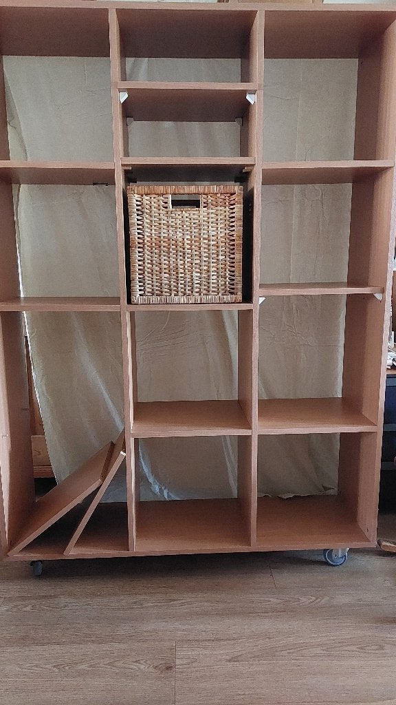Vakkenkast op wielen, Ophalen, Gebruikt, 50 tot 100 cm, 150 tot 200 cm