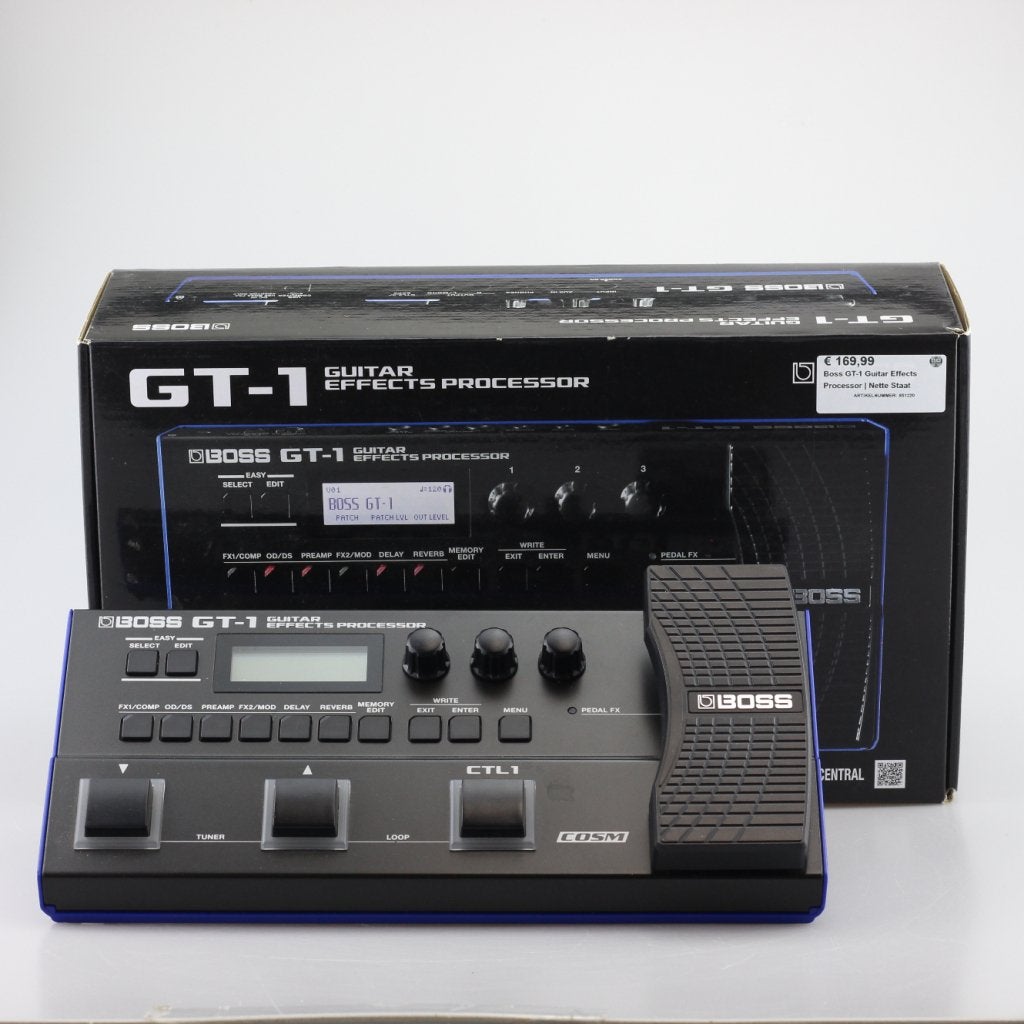 Boss GT-1 Guitar Effects Processor | Nette Staat, Muziek en Instrumenten, Effecten, Flex Ltd., Zo goed als nieuw, https://flex.com/contact-us