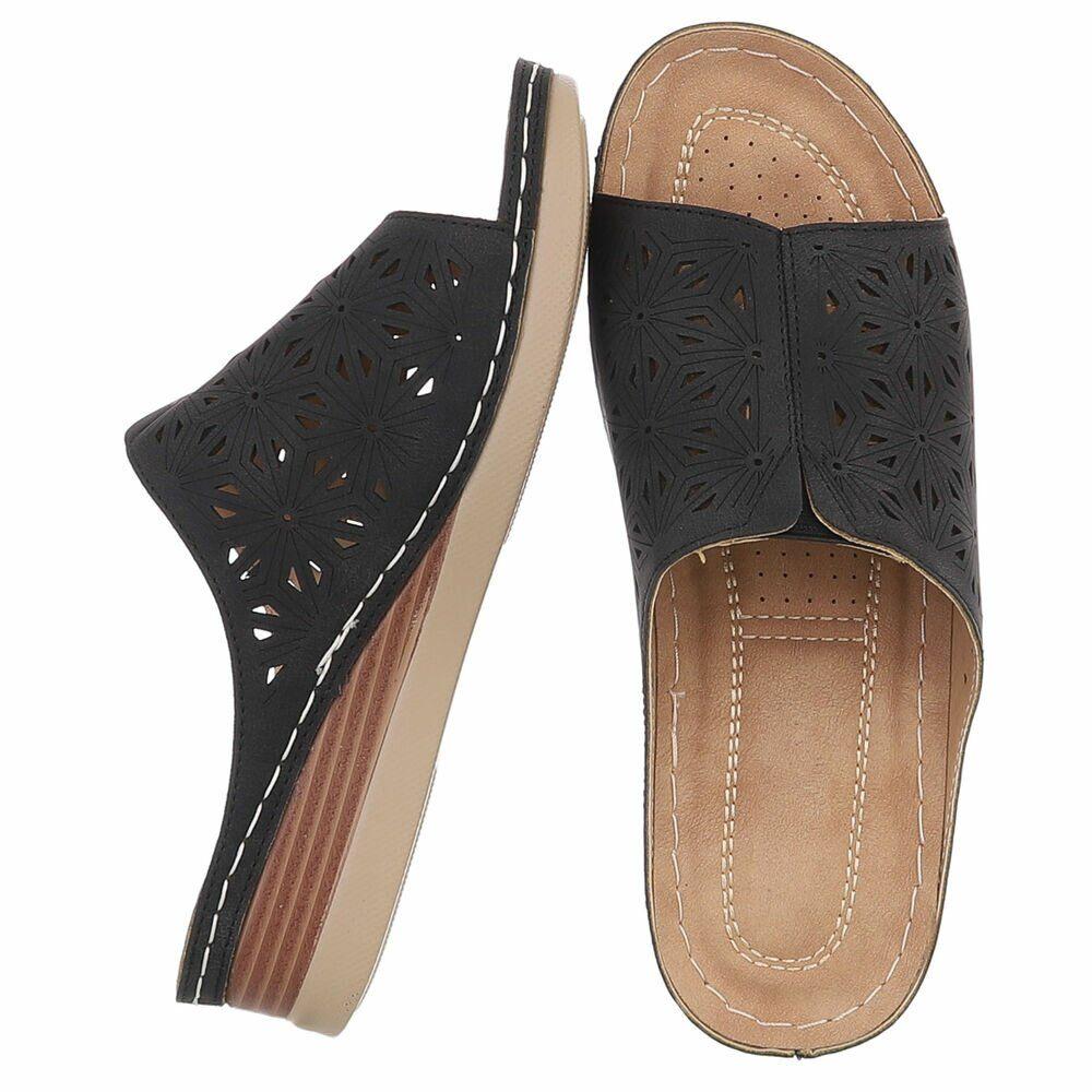 Dames medi comfort slippers zwart 36 37 38 39 40 41, Lunamex Trading, Zwart, Nieuw, Slippers