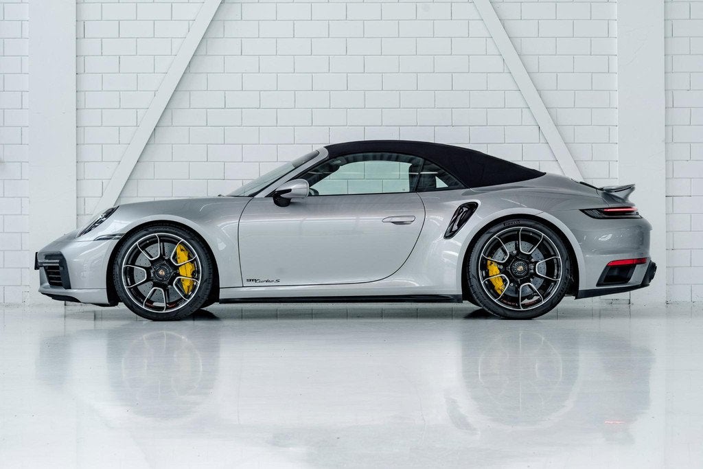 Porsche 911 Cabrio 3.8 Turbo S | GT Silver | Sport Exhaust |, Automaat, Automatische klimaatregeling, Gebruikt, Cabriolet
