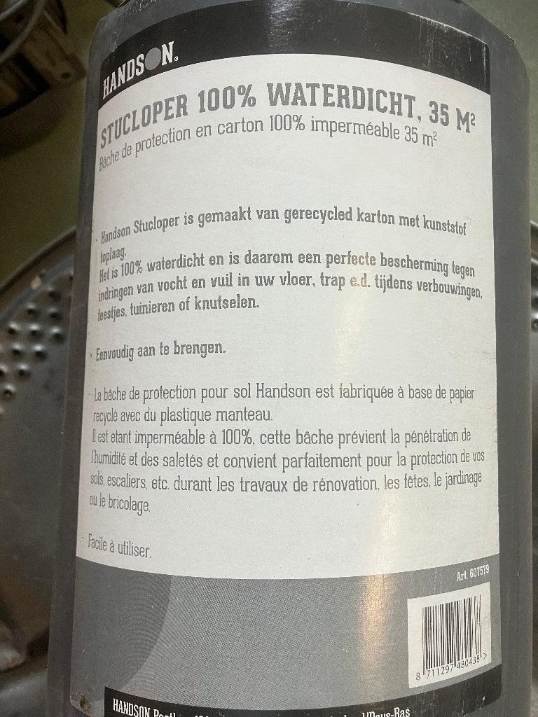 trap beschermer tijdens stucwerk, Doe-het-zelf en Verbouw, Zeil en Folie, Ophalen, Zo goed als nieuw, 15 m² of meer, Overige typen