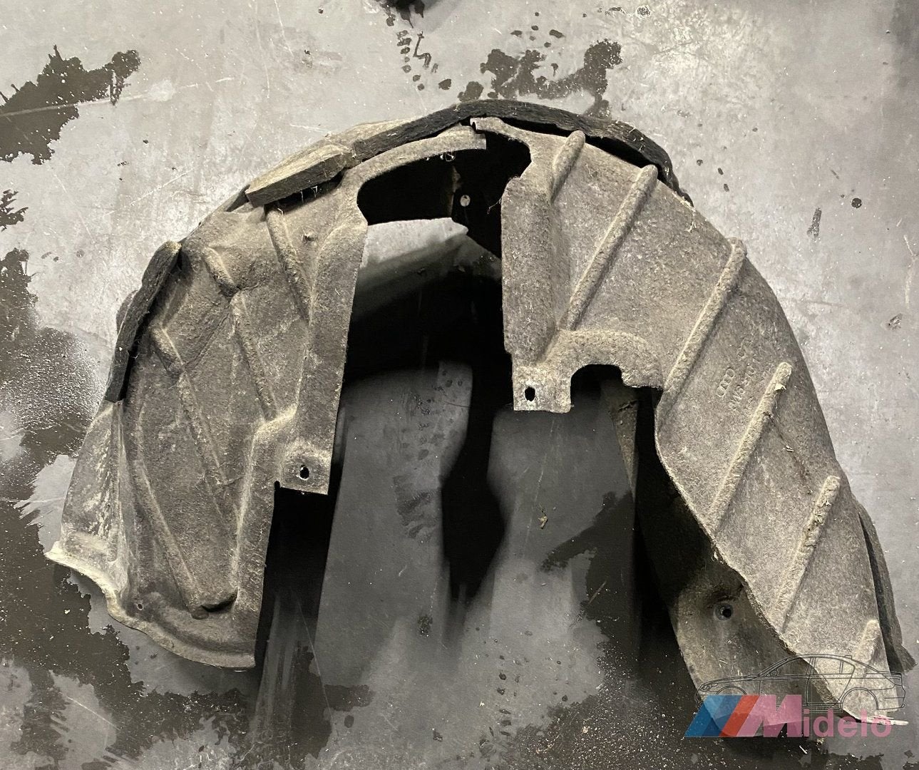 AUDI A5 (F5) MODDERKUIP LINKS ACHTER 8W6810171A, Gebruikt, -, -, Bumper
