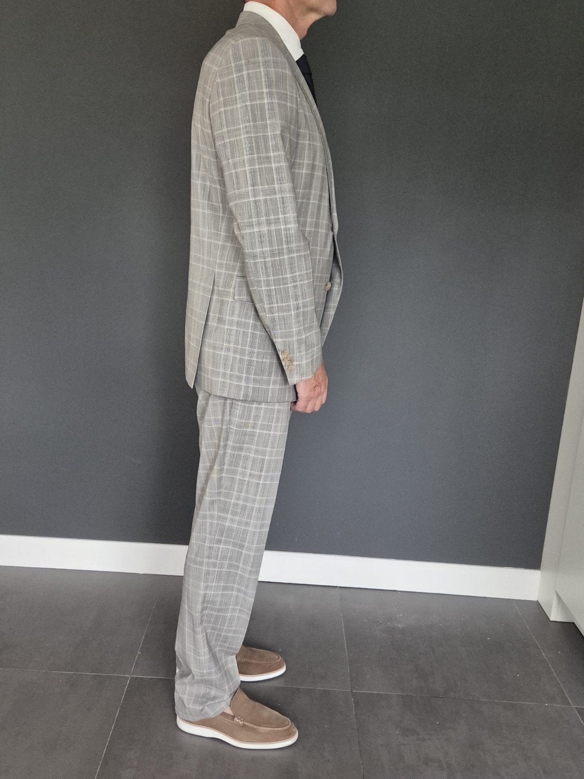 Tommy Hilfiger geruit pak - Maat 50 (M), Maat 48/50 (M), Tommy Hilfiger, Ophalen of Verzenden, Zo goed als nieuw