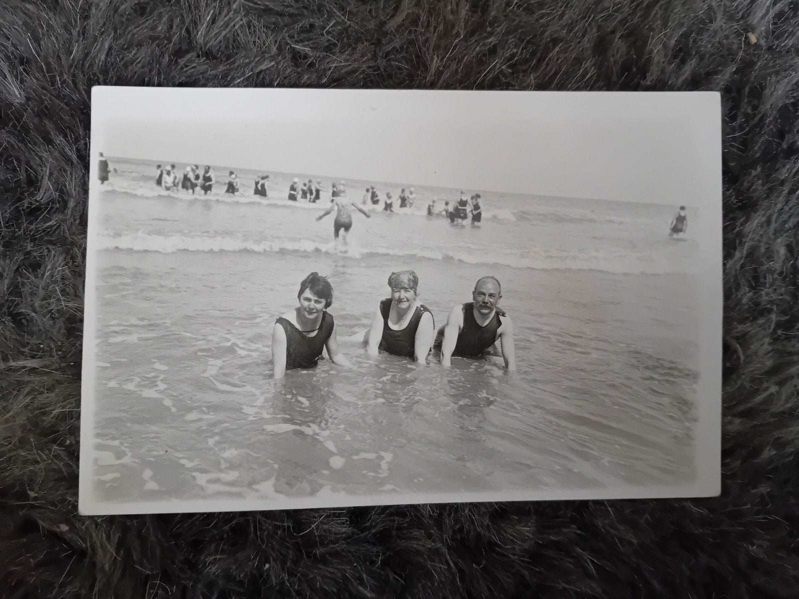 Fotokaart aan zee, Ophalen of Verzenden, 1940 tot 1960, Zuid-Holland