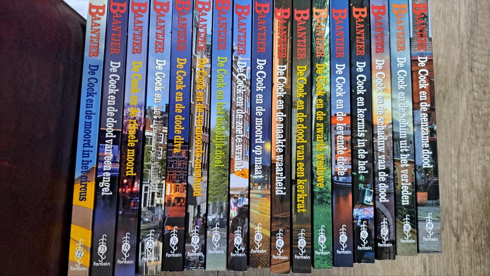 baantjer boeken  vanaf 72 tm 98, Ophalen of Verzenden, Zo goed als nieuw