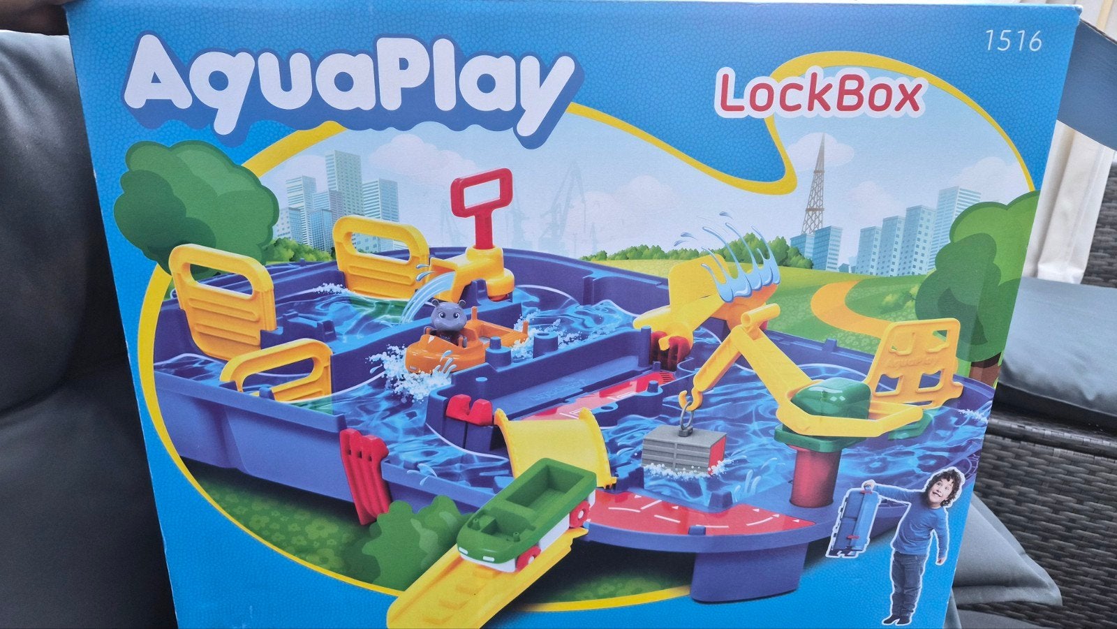 AquaPlay LockBox Waterbaan - Draagbaar Water Speelplezier, Ophalen of Verzenden, Zo goed als nieuw, Overige typen