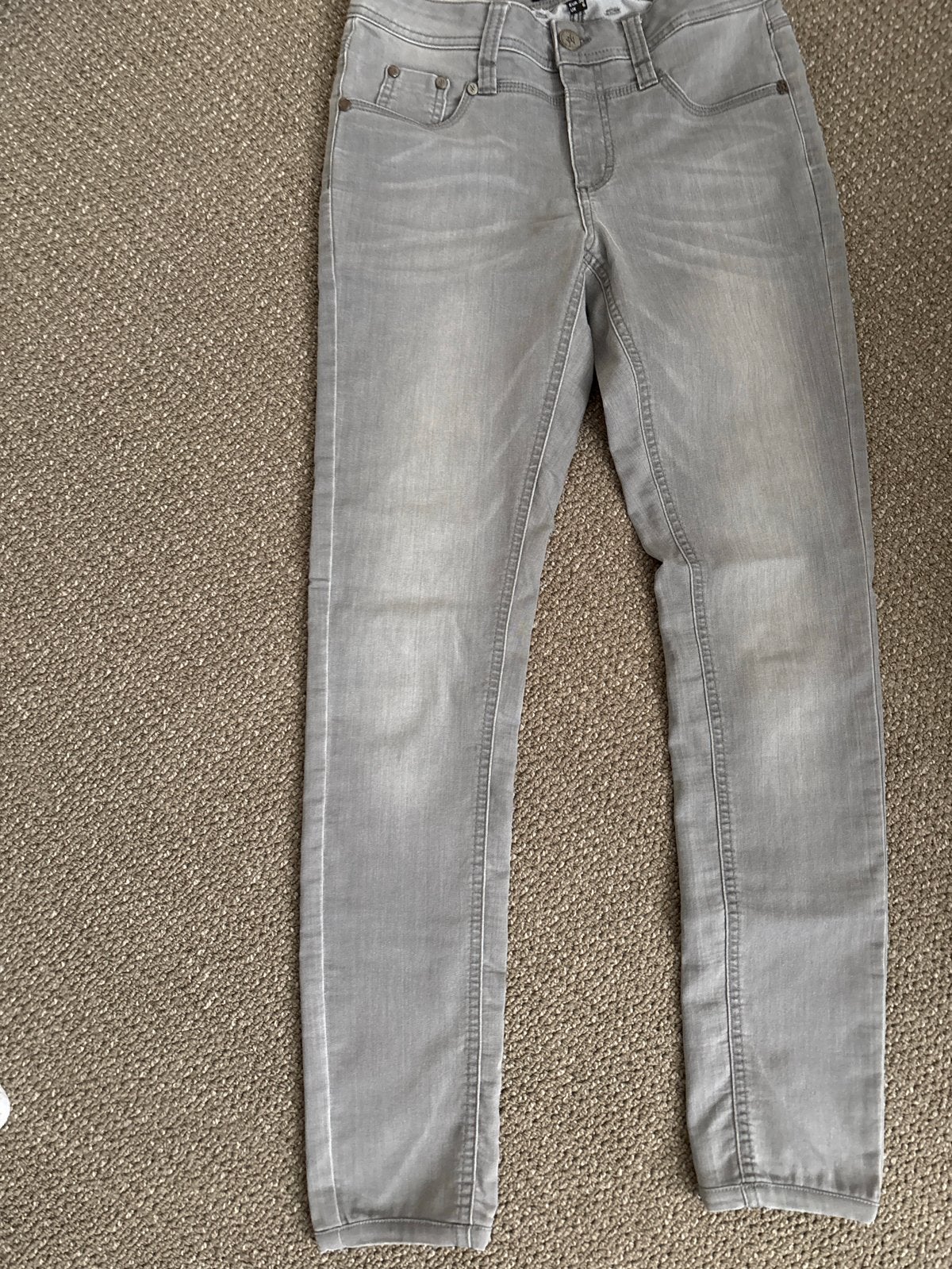 Grijze straight fit broek van Nick  Jean - Maat 36, Ophalen of Verzenden, Zo goed als nieuw, Maat 36 (S), Grijs