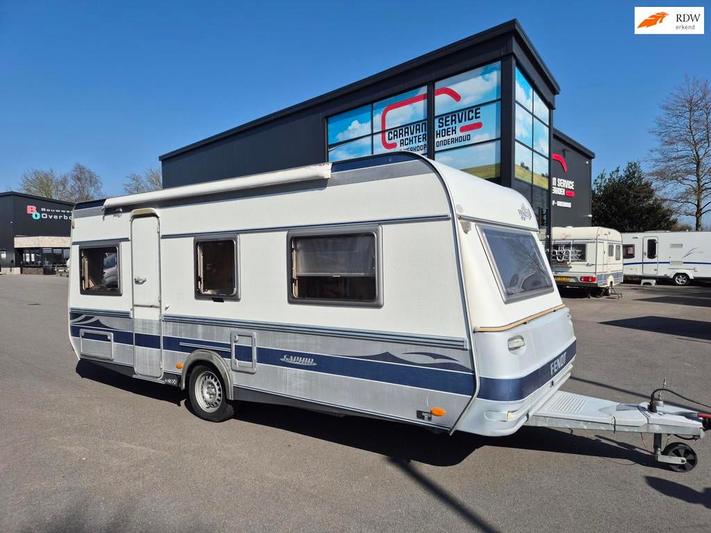 FENDT 540 GT-TK Stapelbed - kinderkamer, Rondzit, luifel +VT, Overige typen, Rondzit, Bedrijf, Verkoop@caravan-aanhanger.nl