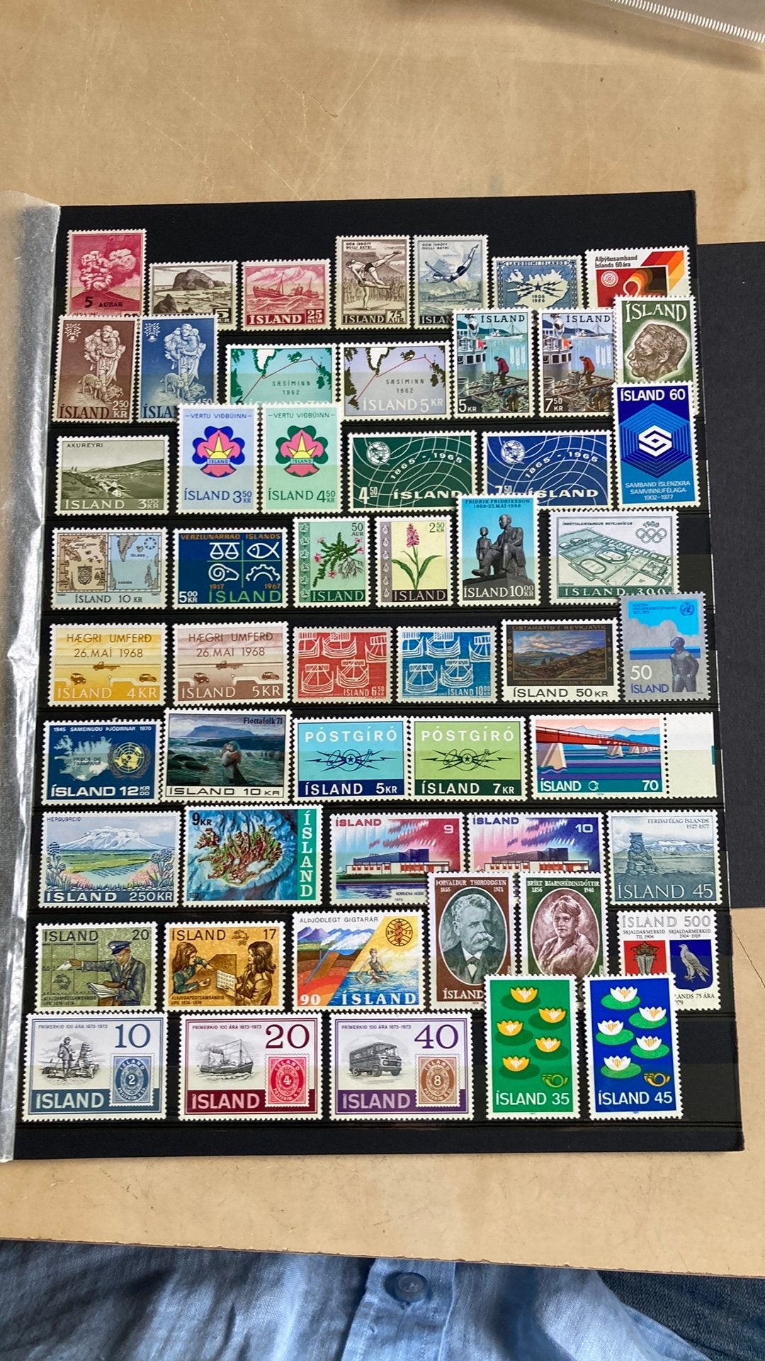 IJsland partijtje post fris/1968 B, Postzegels en Munten, Ophalen of Verzenden, IJsland