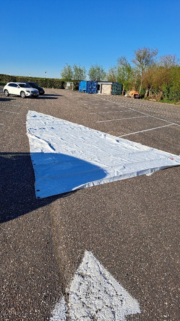 Grootzeil Bavaria 34 (2002 uitvoering) in nieuwstaat, Ophalen, 6 meter of meer, Grootzeil, 15 tot 30 m²