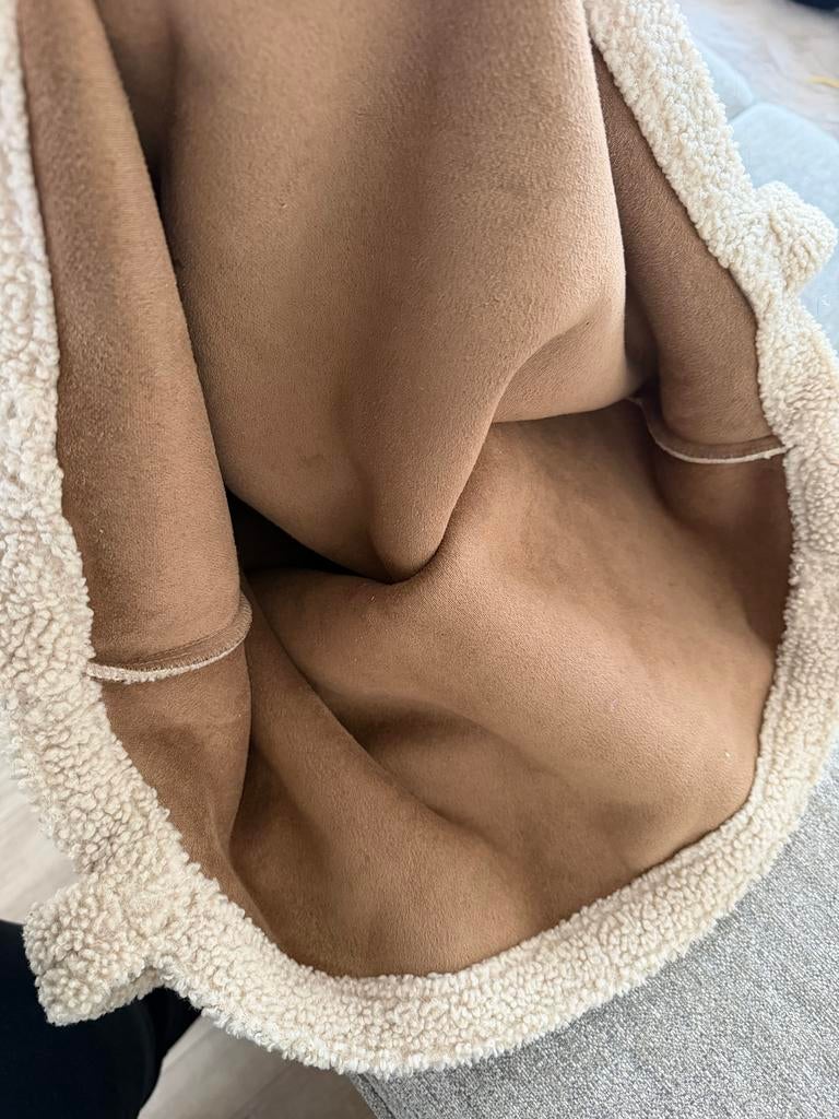 Studio Noos tas - Zo goed als nieuw, Sieraden, Tassen en Uiterlijk, Tassen | Damestassen, Ophalen, Zo goed als nieuw, Beige, Handtas
