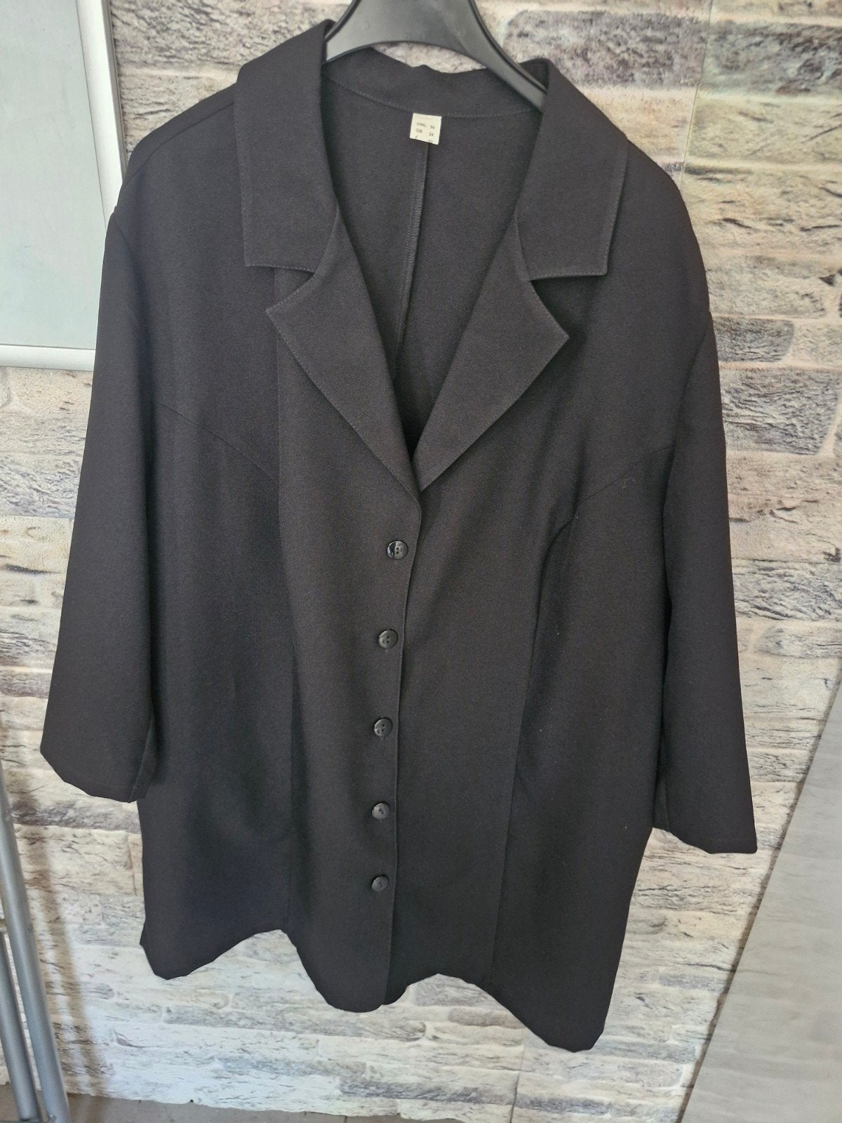 Zwarte nette blazer maat 50, Zwart, Onbekend, Ophalen of Verzenden, Zo goed als nieuw