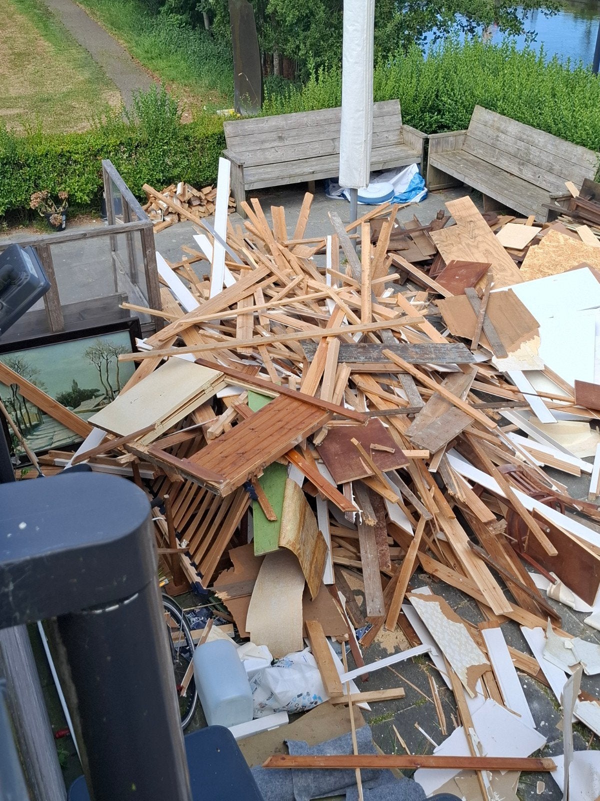 Brandhout gratis, 3 tot 6 m³, Ophalen