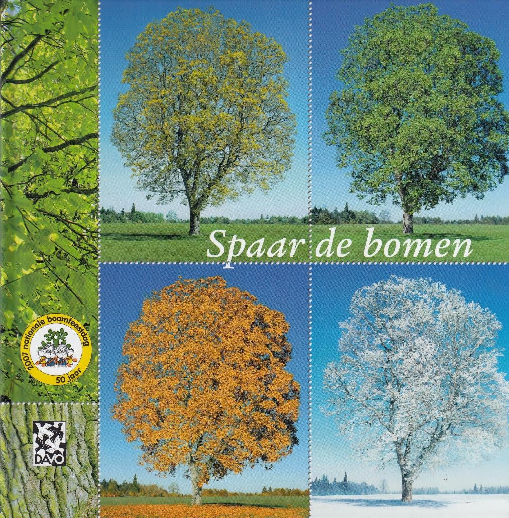 Nederland- 2007- Spaar de Bomen- Boek + 8 Vellen- P en G, Verzenden, Na 1940, Postfris