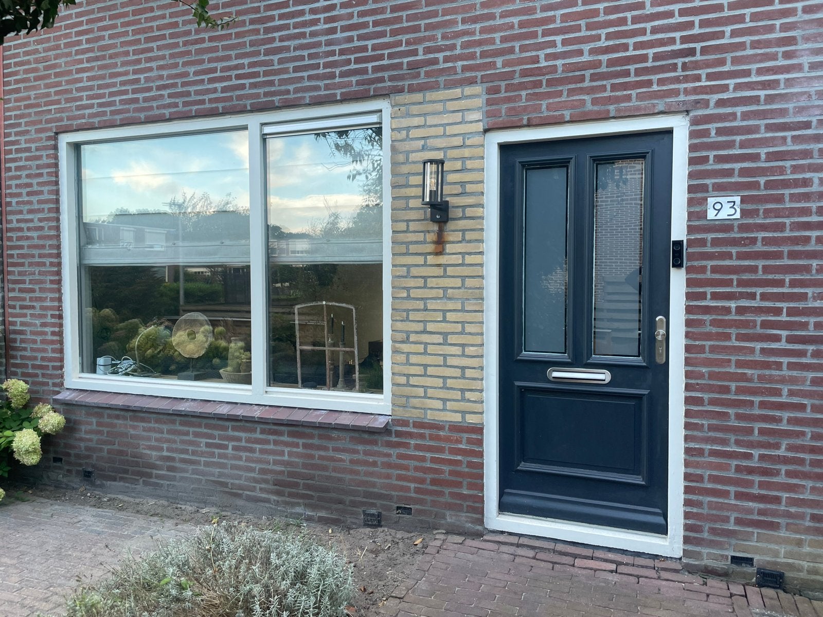 Hardhouten voordeur, Doe-het-zelf en Verbouw, Deuren en Horren, Ophalen, 80 tot 100 cm, 200 tot 215 cm, Hout