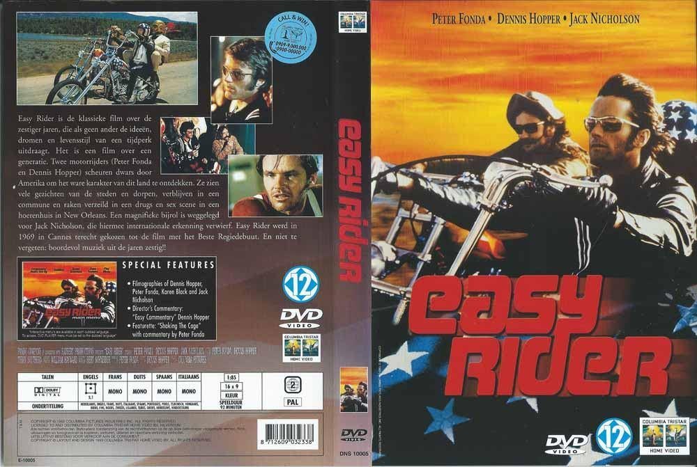 Easy Rider 1969 DVD met Peter Fonda,, Cd's en Dvd's, Dvd's | Klassiekers, 1960 tot 1980, Ophalen of Verzenden, Zo goed als nieuw
