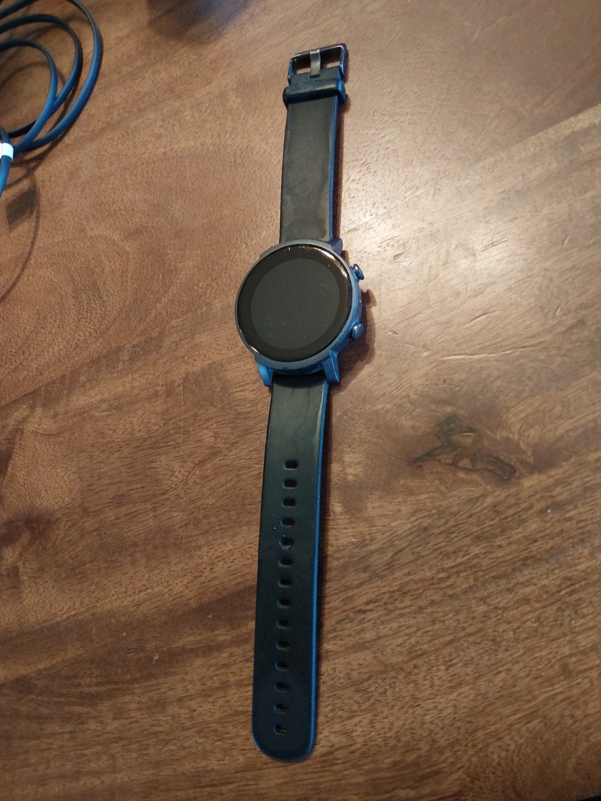 Mobvoi Ticwatch E3 Smartwatch - Zwart, Gebruikt, Zwart, Ophalen of Verzenden, Waterdicht