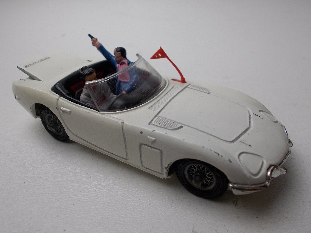 1967 Corgi Toys 336 JAMES BOND TOYOTA 2000 GT+Figuurtjes (D), Ophalen of Verzenden, Zo goed als nieuw, Auto, Corgi