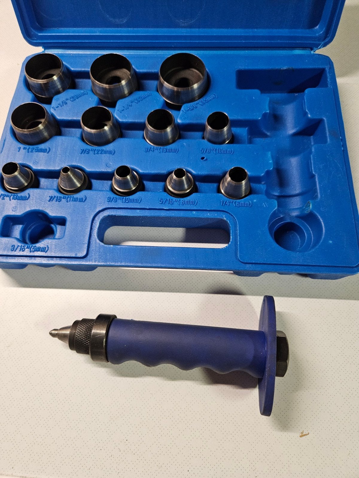 Gatenpons set met handvat - Diverse maten, Doe-het-zelf en Verbouw, Gereedschap | Handgereedschap, Ophalen of Verzenden, Nieuw