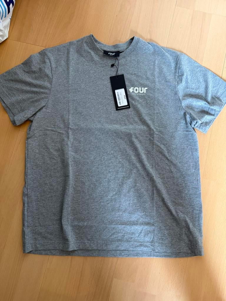 Four amsterdam shirt grijs, Kleding | Heren, Ophalen of Verzenden, Zo goed als nieuw, Maat 48/50 (M), Grijs