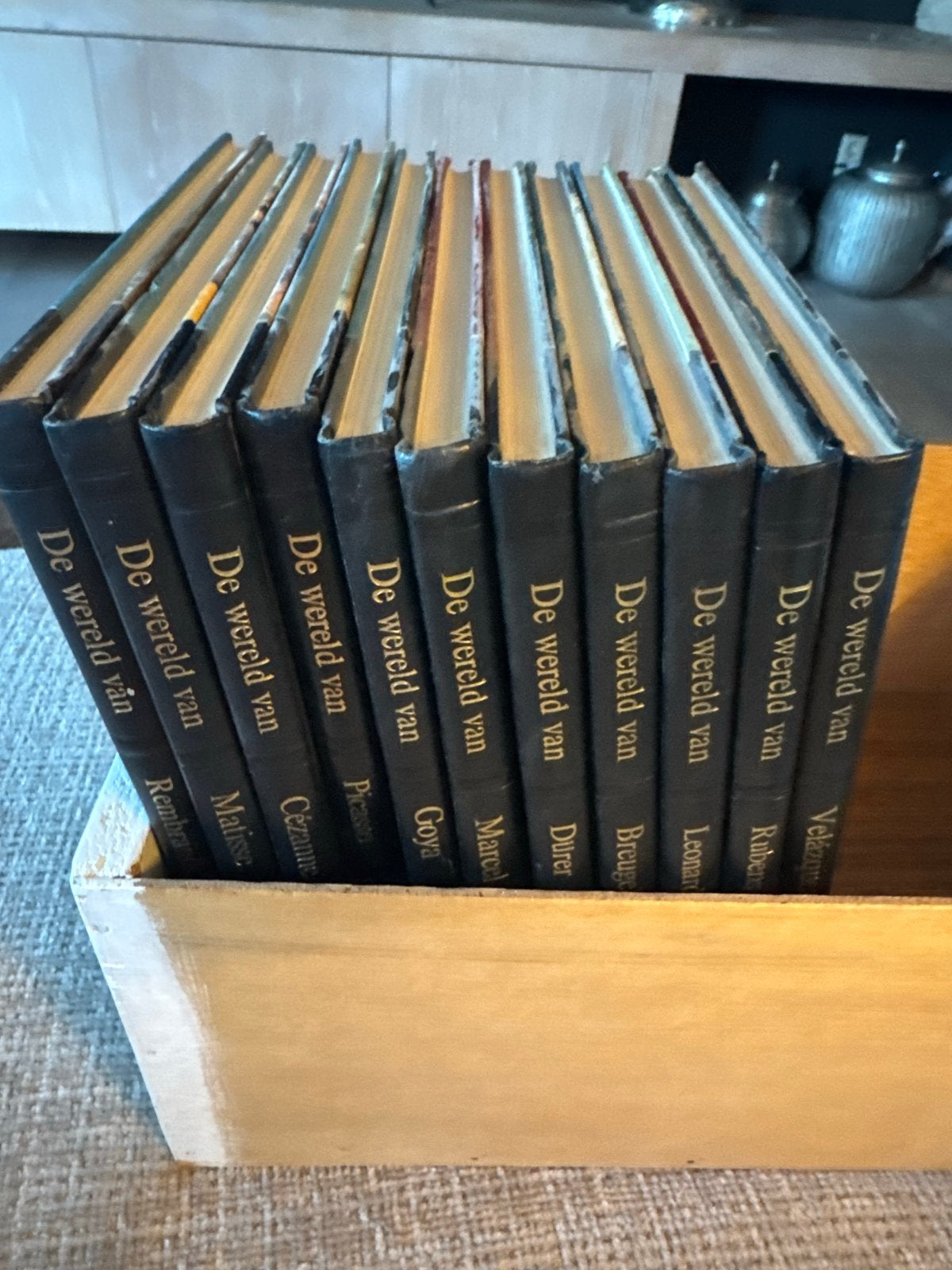 Serie kunstboeken "De wereld van" - 11 delen, Boeken, Ophalen of Verzenden, Zo goed als nieuw, Schilder- en Tekenkunst