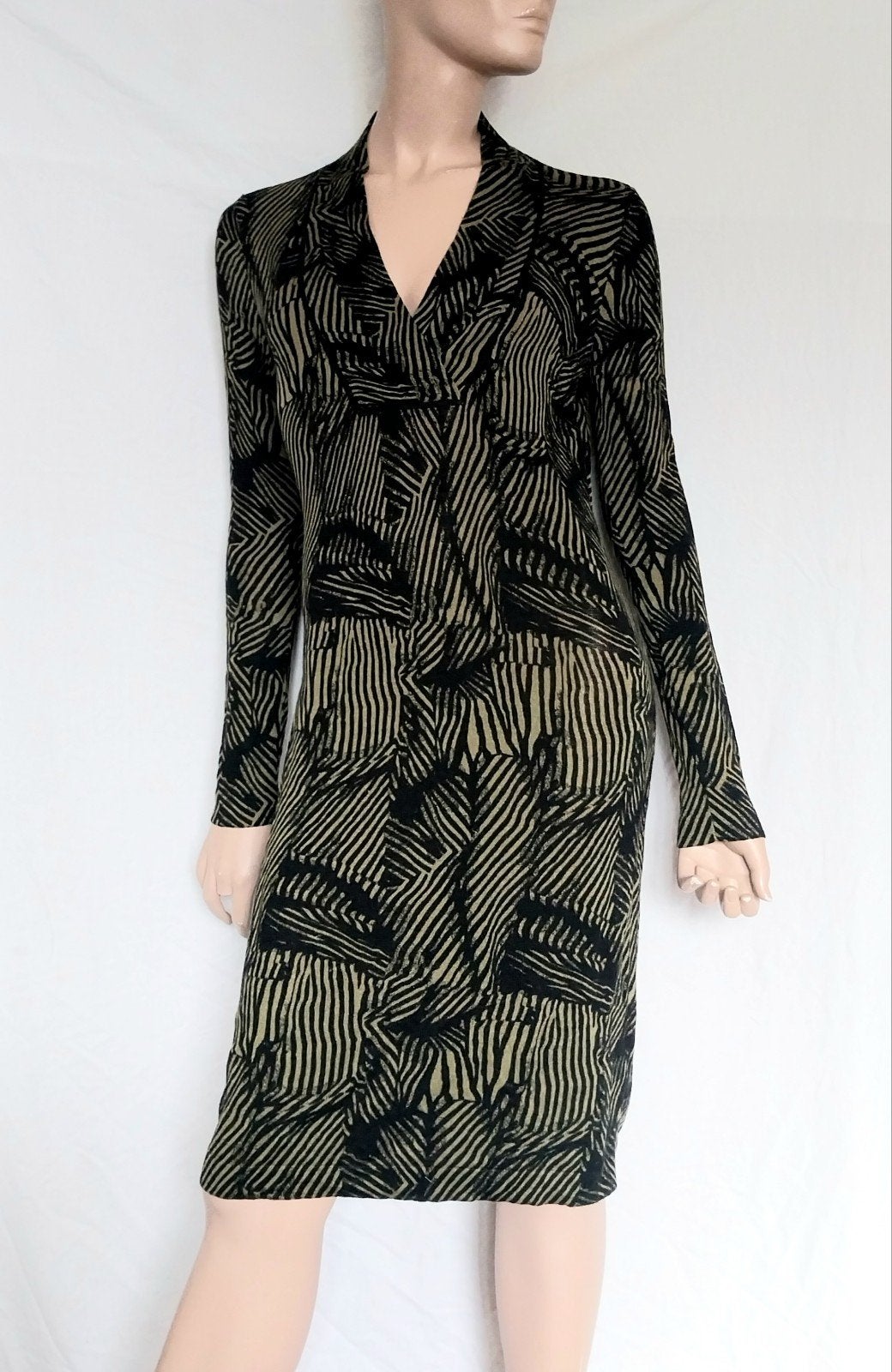 CLAUDIA STRATER Jurk , Maat 40 , WOL, Kleding | Dames, Maat 38/40 (M), Ophalen of Verzenden, Zo goed als nieuw, Knielengte
