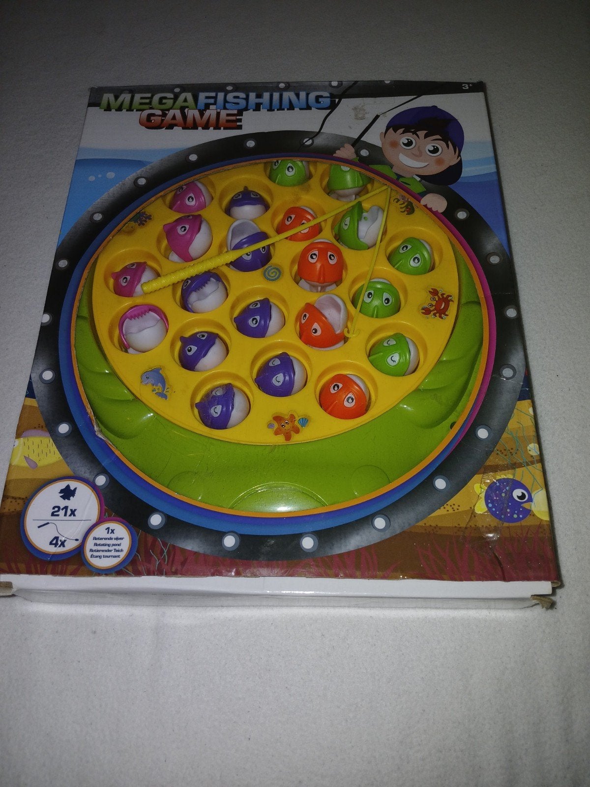 Mega Fishing Game - Leuk Visspeelgoed voor Kinderen, Kinderen en Baby's, Ophalen, Nieuw, Jongen of Meisje