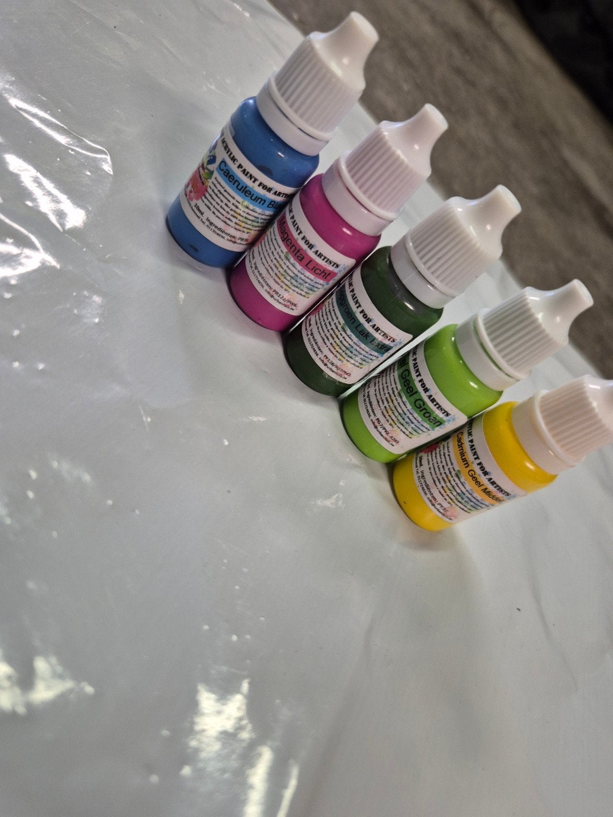 Nieuw 5x urban nails pure paint voor one stroke & painting 3, Overige kleuren, Nieuw, Ophalen of Verzenden, Handen en Nagels