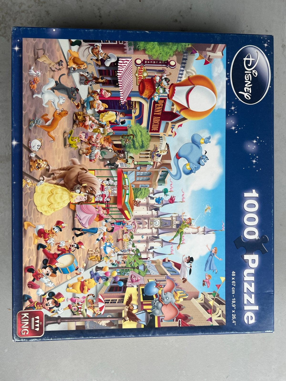 Disney 1000 stukjes legpuzzel - Diverse figuren, Ophalen, 500 t/m 1500 stukjes, Gebruikt, Legpuzzel