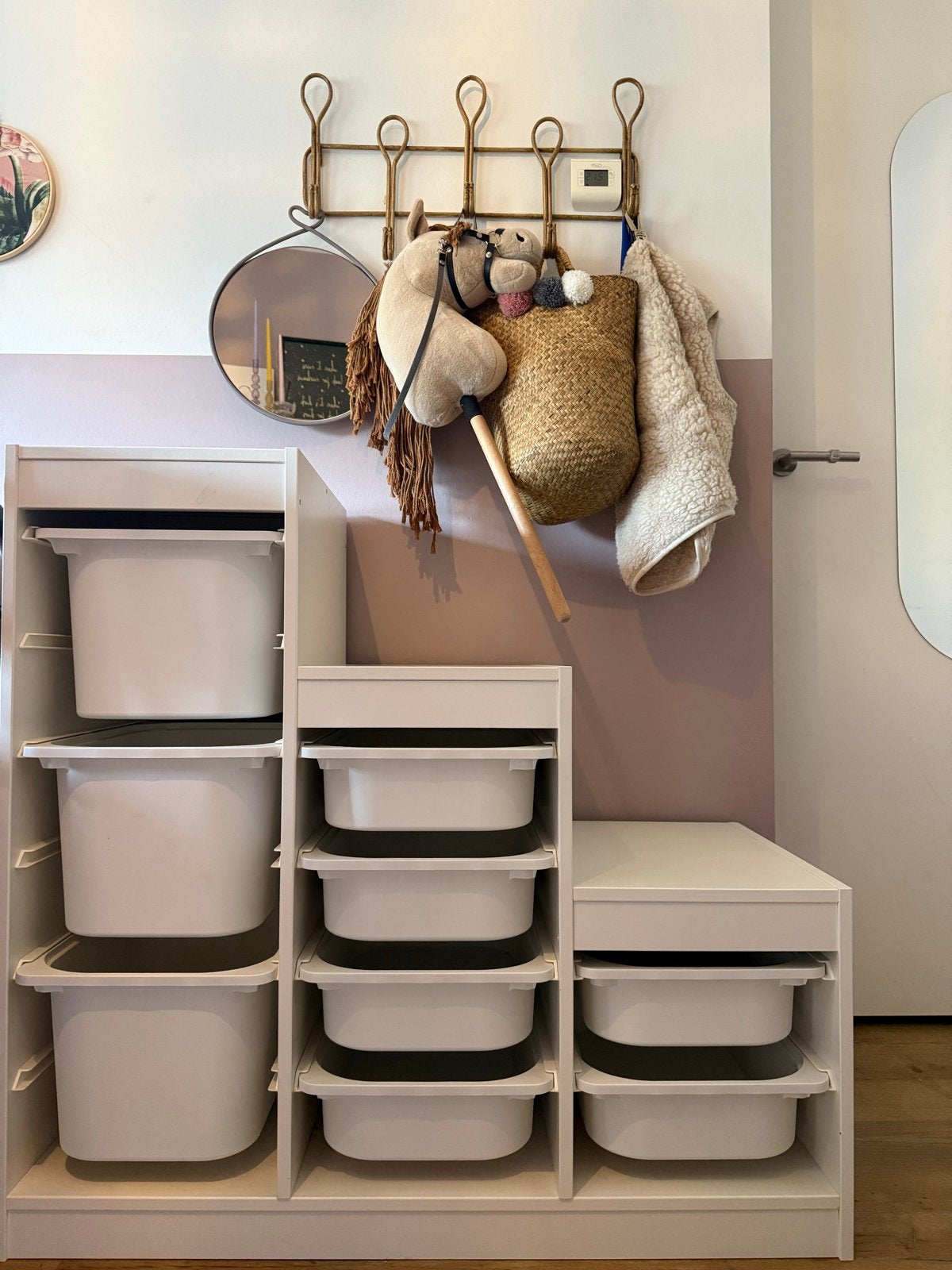 IKEA Trofast wit met 9 bakken, Ophalen, Zo goed als nieuw, Kast