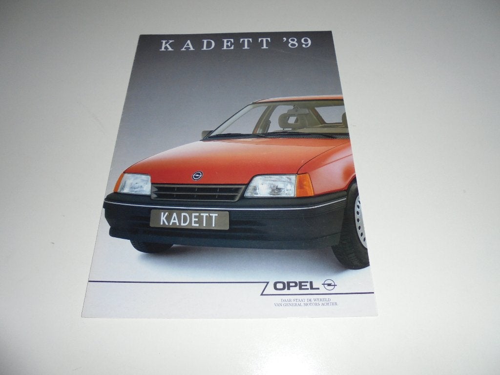 brochure Opel Kadett  1989, Ophalen of Verzenden, Gelezen, Opel