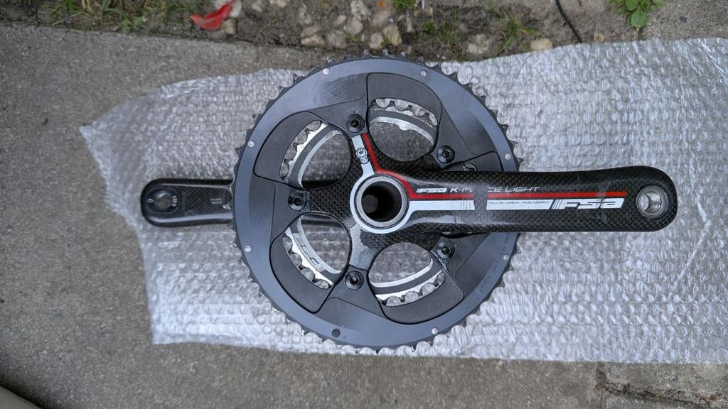 FSA SL-K Force Light Crankstel BB30 172.5mm 50/34, Fietsen en Brommers, Fietsonderdelen, Gebruikt, FSA, Racefiets, Carbon