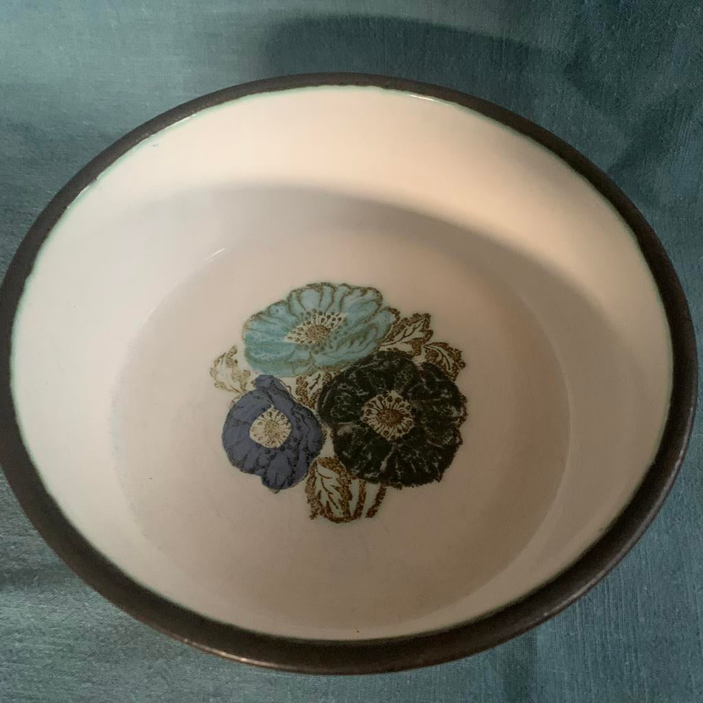 Grote vintage schaal wedgwood iona papavers, Ophalen of Verzenden