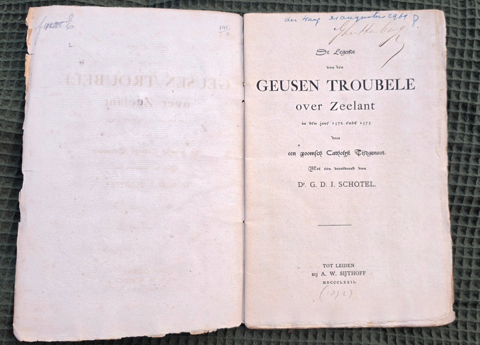 Geusen troubele over Zeelant, 1872, Ophalen of Verzenden, Gelezen
