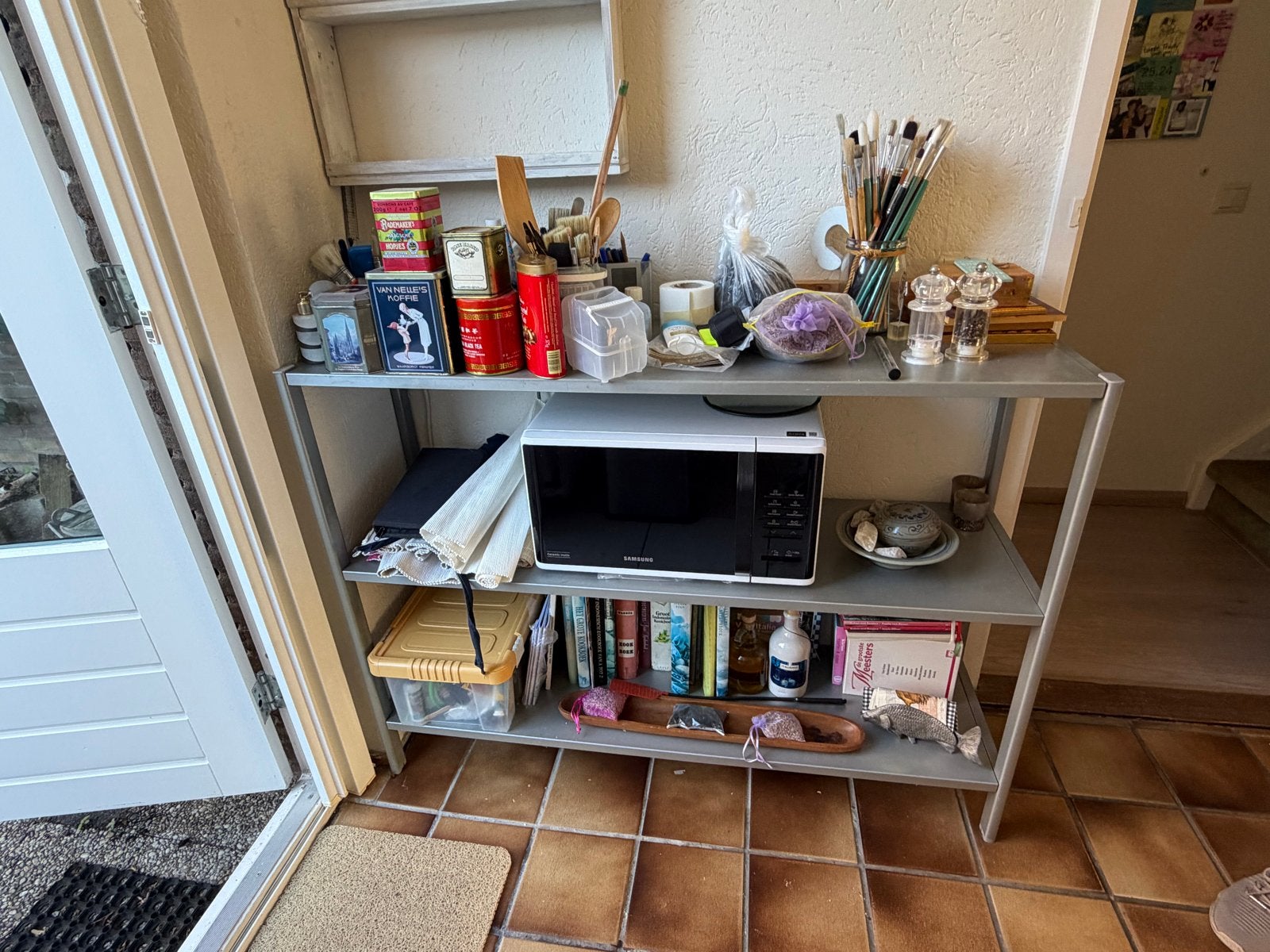 Mooie metalen kast, Huis en Inrichting, Ophalen, Gebruikt, 25 tot 50 cm, 50 tot 100 cm
