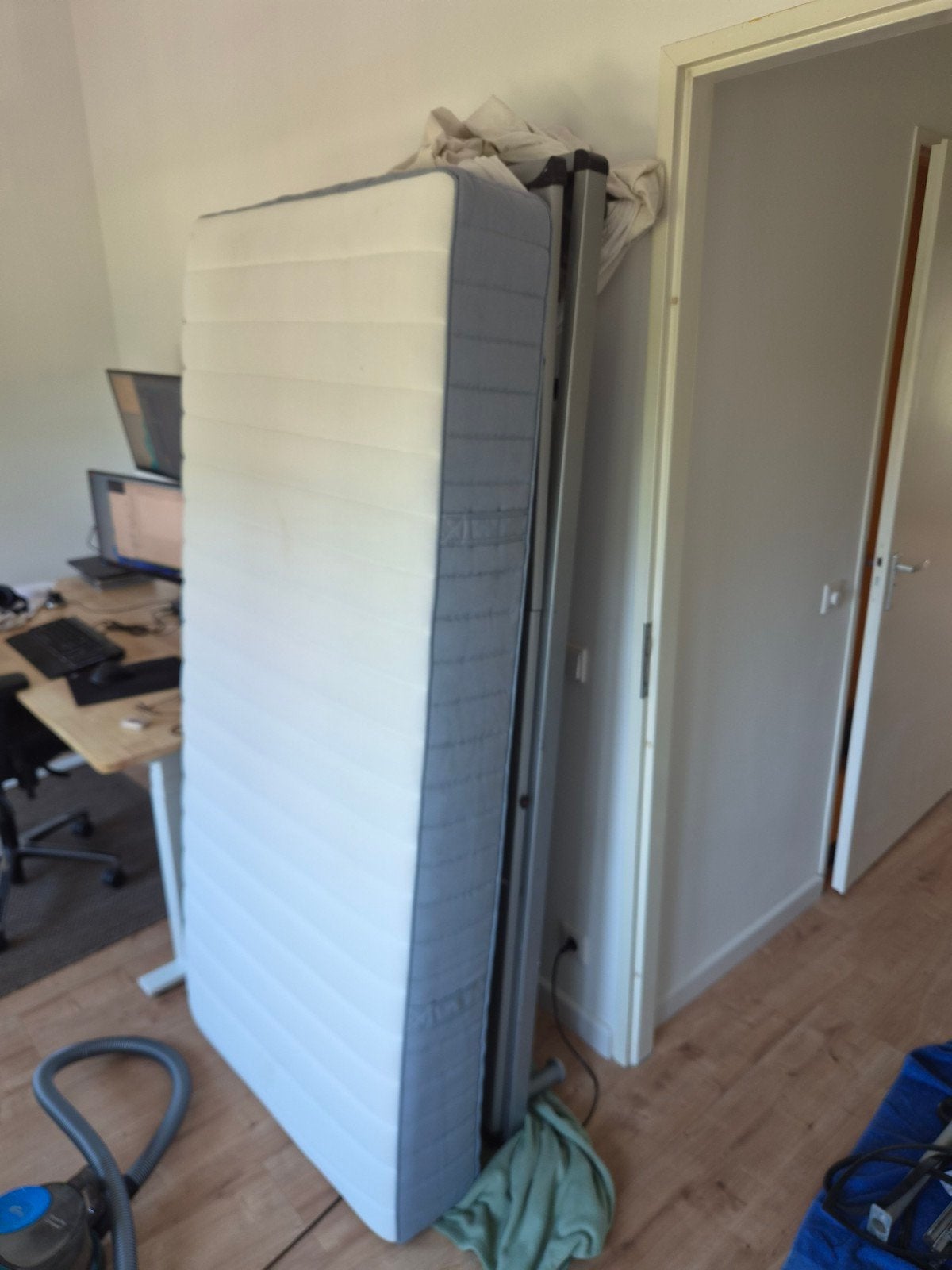 Eenpersoons matras met auping frame, Huis en Inrichting, Ophalen, Gebruikt, 90 cm, Eenpersoons