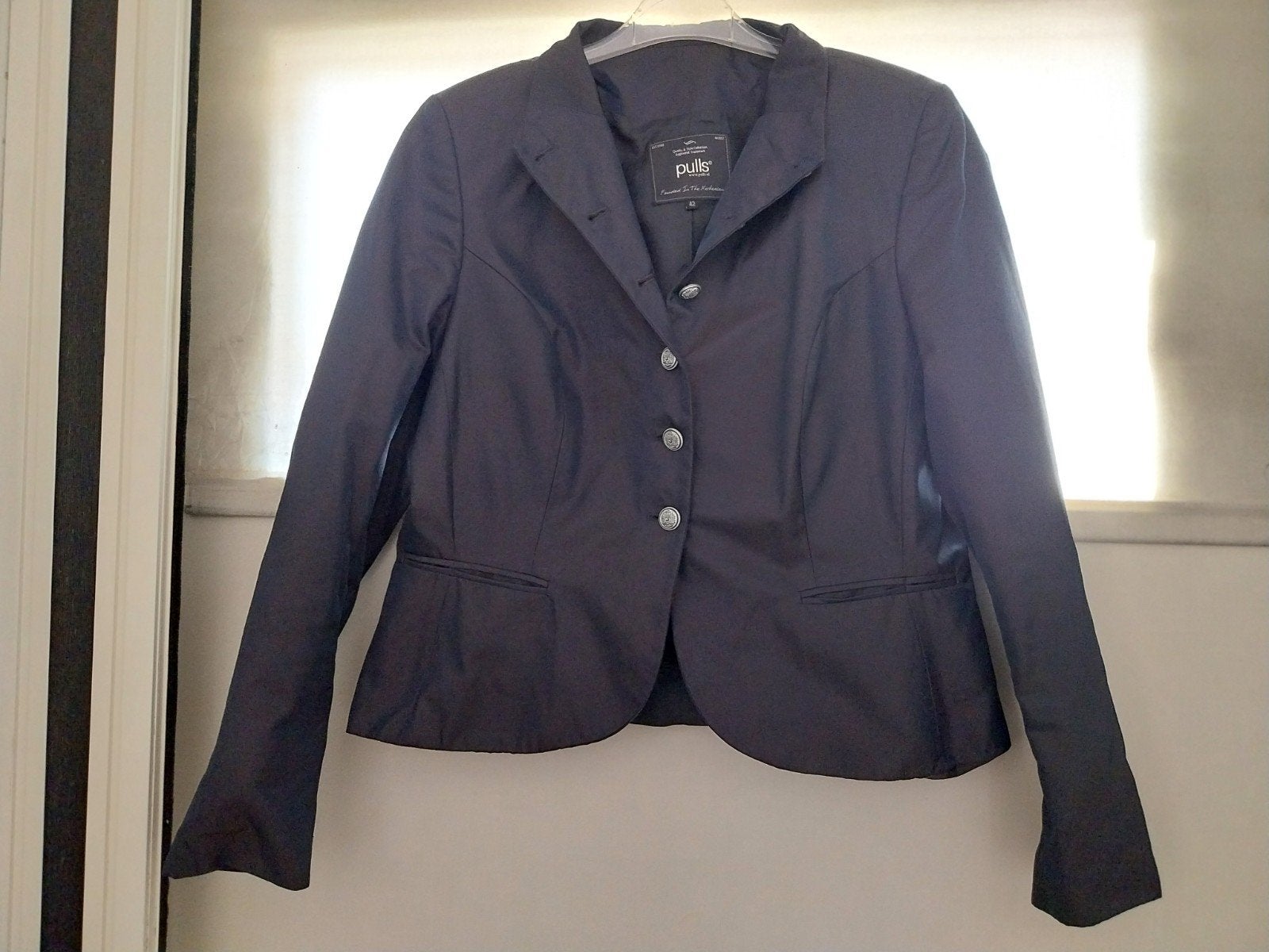PRACHTIG JASJE/BLAZER ZGAN, Kleding | Dames, Ophalen of Verzenden, Zo goed als nieuw, Maat 42/44 (L), Blauw