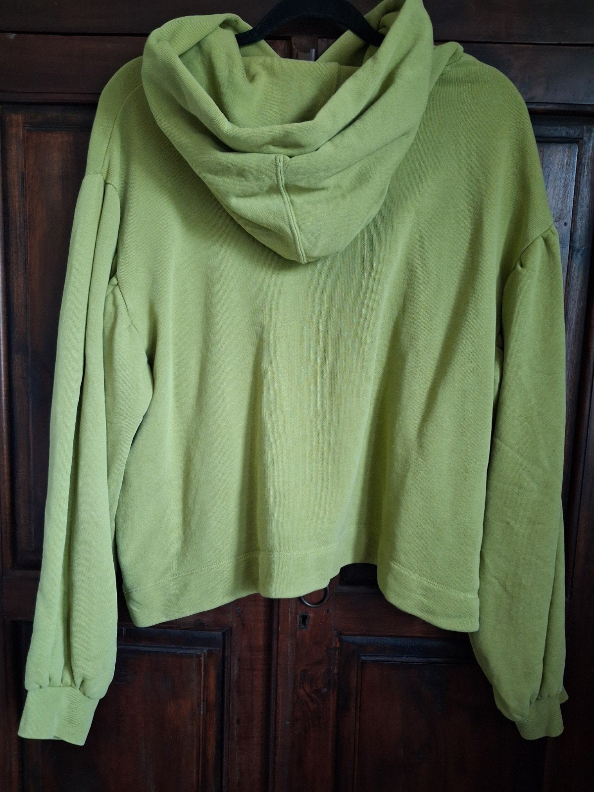 Levi's Limegroene Hoodie met Pofmouwen - Maat M, Ophalen of Verzenden, Zo goed als nieuw, Groen