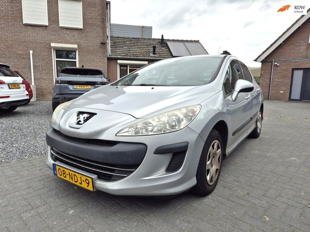 Peugeot 308 1.4 VTi X-line 5 Deurs Airco Trekhaak, Gebruikt, Zwart, Bedrijf, Handgeschakeld